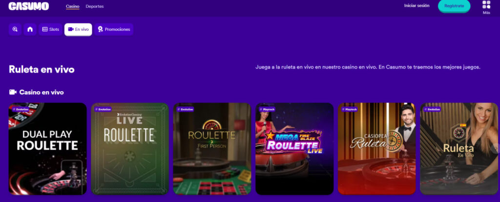 Casumo Casino Juegos