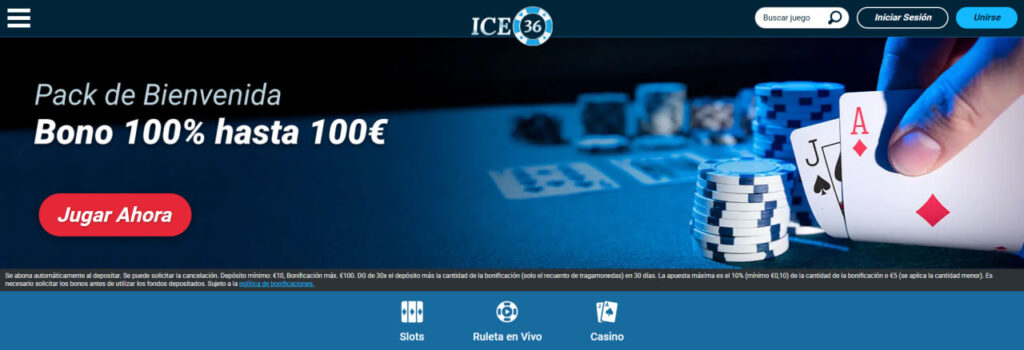 Ice36 Casino Bonos