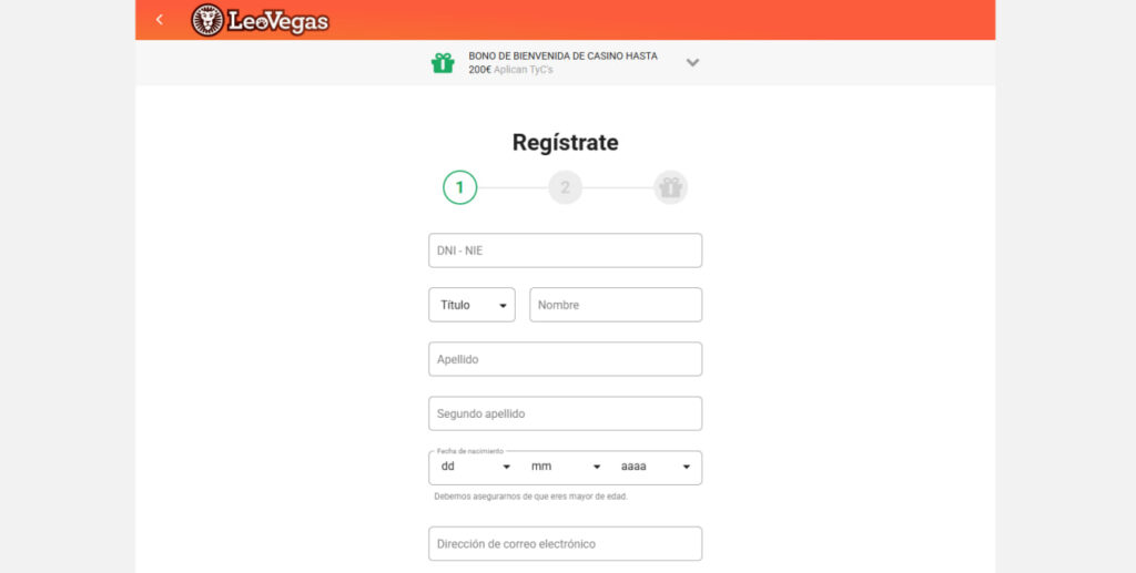 LeoVegas Casino Login