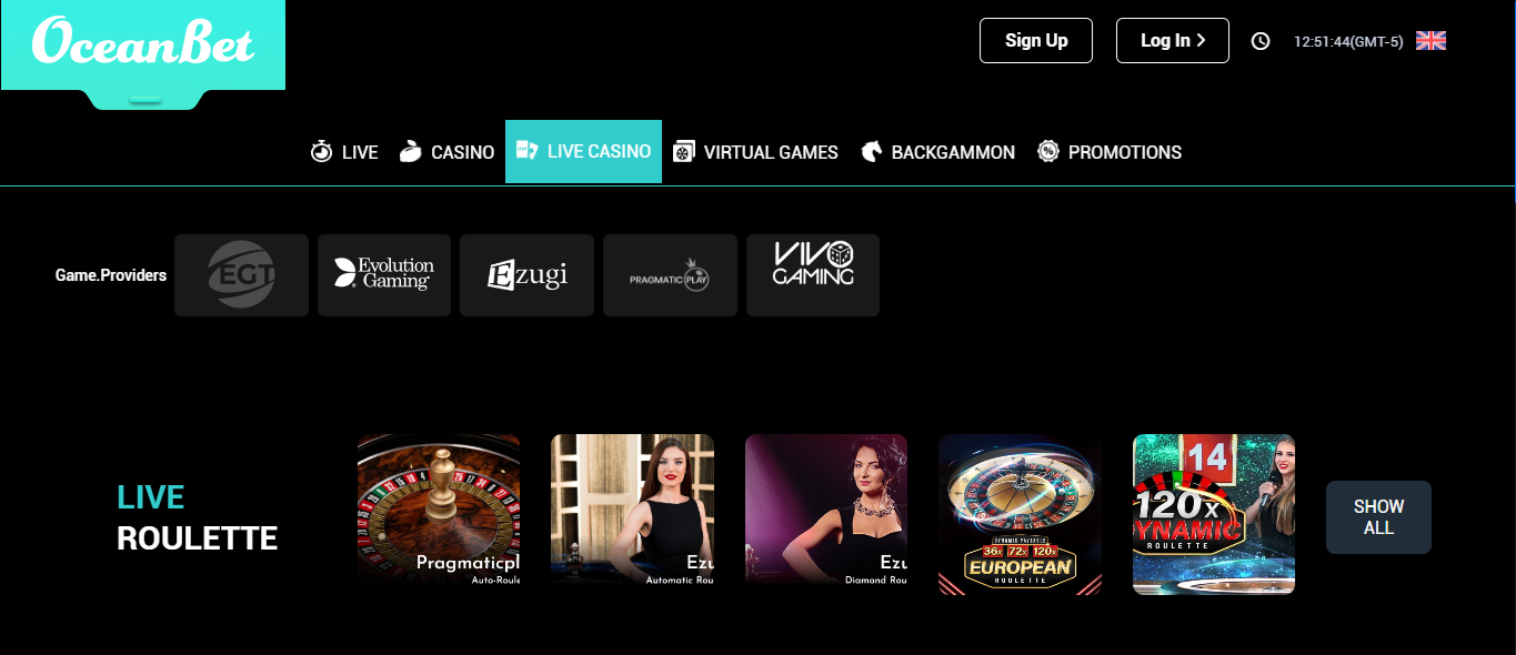 OceanBet Casino en vivo / Mejores Apps de apuestas deportivas
