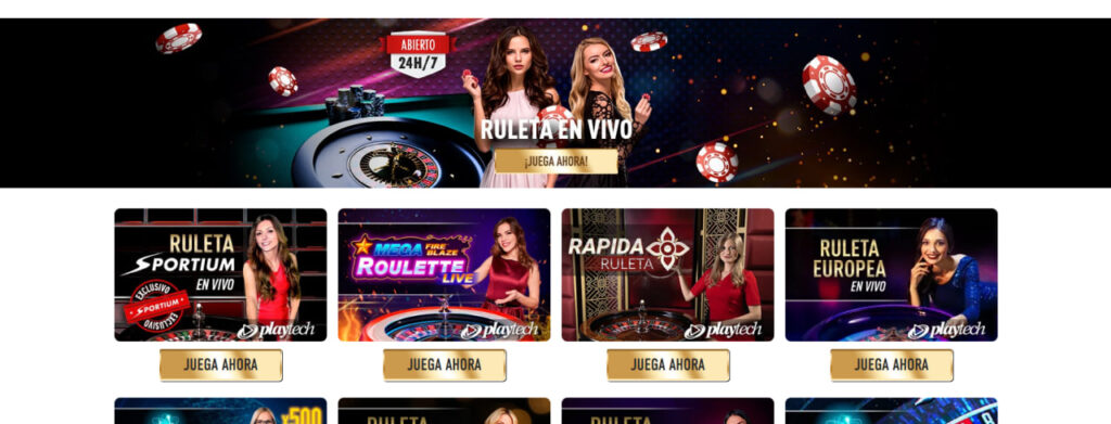 Sportium Casino Juegos