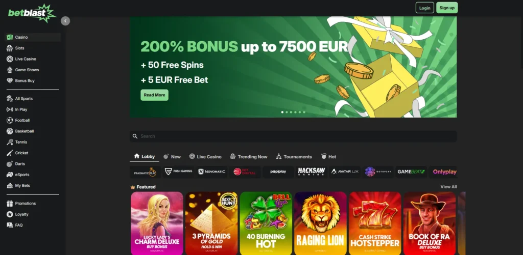 betblast juegos