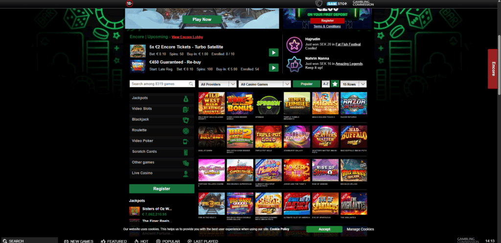 mr vegas main menu