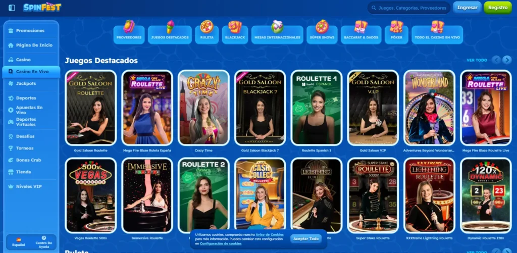 spinfest juegos